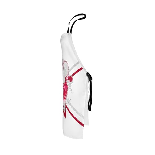 Castle Fairy Boy Soccer Kitchen Apron - color: Cheer Red