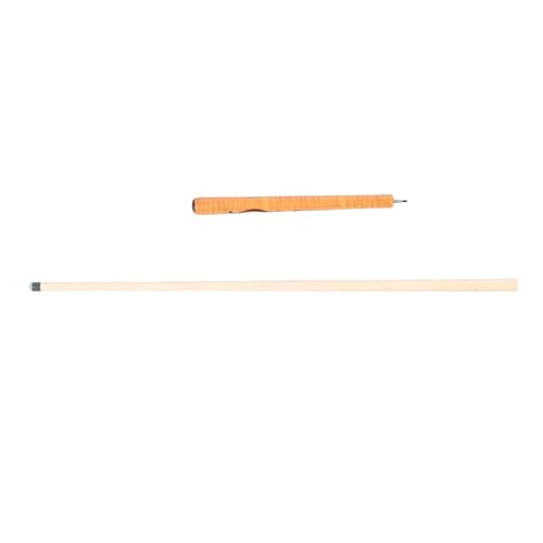 41.34 Inches Short Pool Cue Stick with 14mm Tip, High Accuracy Maple Wood Billiard Cue for Beginners and Experienced Players in Tight Spaces