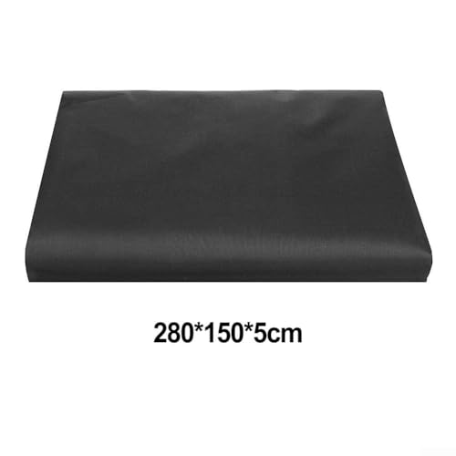 Waterproof Table Tennis Table Cover, Polyester Pong Table Protector for Outdoor Indoor Use, Tear Resistant Furniture Dust Cover with Foldable Storage, Black