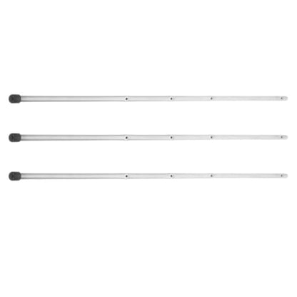 Outanaya 3pcs Metal Table Soccer Rods Replacement Foosball Table Accessories for Adults and Boys and Girls Sturdy Operation Poles for Soccer Machine