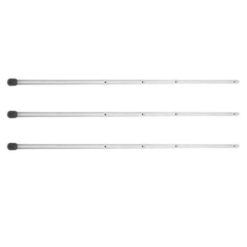 Outanaya 3pcs Metal Table Soccer Rods Replacement Foosball Table Accessories for Adults and Boys and Girls Sturdy Operation Poles for Soccer Machine