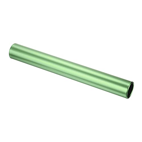 PATIKIL Relay Track Baton, Aluminum Alloy Tube Field Running Race Stick for Outdoor Athletics Sport Game Tool - color: Green