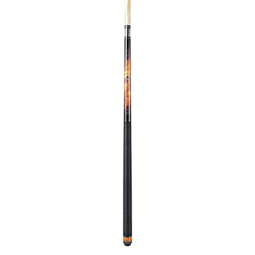 ASKA Fireball Jump Break Cue Stick, 3-Piece Pool Cue, 13mm Phenolic Tip, Quick Release Joint, Hard Rock Maple Shaft, 58" Break/Jump Billiard Cue - style: 21-Ounce