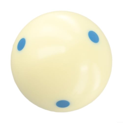 Blue 6 Dot Spot Pool Cue Ball for Billiard Practice Training, Standard 2-1/4 Inch 6 Oz Resin Roundness Ball for Home Game Room Use(Blue) - color: Blue