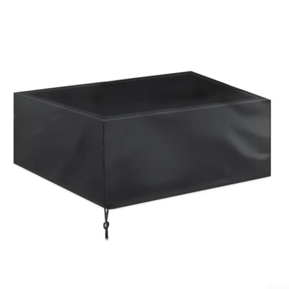 Black Foosball Table Cover 163x115x50cm Waterproof Outdoor Furniture Protection With Adjustable Straps For Dust Rain And Scratches Lasting Fabric(210D) - size: 210D