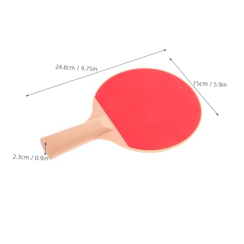 BESPORTBLE Plastic Elasticity Table Tennis Set with Paddles and Yellow Pong Balls Outdoor Professional Racket Kit for Accurate Shots and Control Lightweight Table Tennis Equipment for Sport