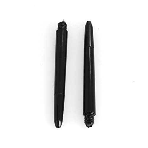 heyous 50 Pieces 2BA Nylon Shaft PC Shaft Dart Accessories Short Size 48mm, Black