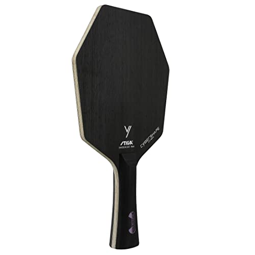 STIGA Cybershape Carbon Table Tennis Blade | Ping Pong Paddle - Unique Design for Larger Hitting Area & Increased Control - Competition Approved - style: Master/Concave