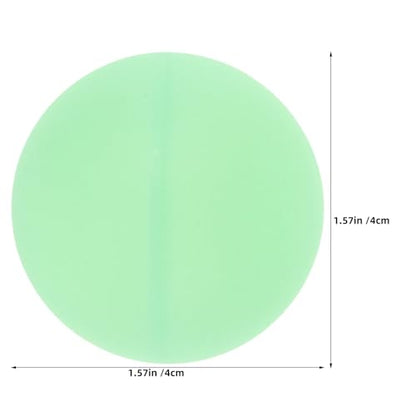 Kisangel 50pcs Lighted Ping Pong Balls - 1.6" Night Glow Table Tennis Balls for Outdoor Sports Activities - Luminous Pingpong for Party Game Props Goodie Bag