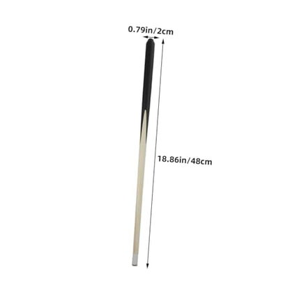 Abaodam 3Pcs Short Pool Cues Hardwood Billiard Cue Sticks for Mini Cue Sticks for Snooker Training Easy to Transport Safe and for Home and Outdoors