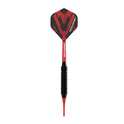 Accudart 24‑Pack Soft Tip Dart Multi‑Pack – Onyx Coated Barrels, Polycarbonate Shafts, Standard Poly Flights – 16‑Gram Soft Tip Darts for Electronic Dartboards