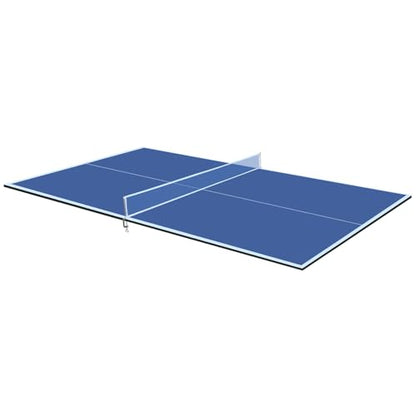 8.5Ft Blue Mid-Size Ping Pong Conversion Foldable & Portable Table Tennis Table for Indoor Games - Blue - Professional - Indoor Games - Portable