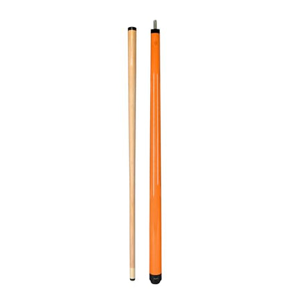ASKA Short Kids Cue LCS, Canadian Hard Rock Maple Billiard Pool Cue Stick - color: 48-Inches, Orange (SWP48O)