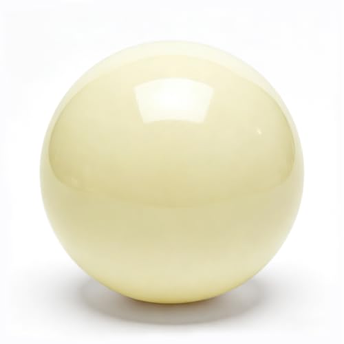White Pool Cue Ball 2-1/4" (57mm), Professional Grade Billiard Replacement Ball, 6oz for Standard Pool Tables