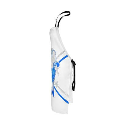 Castle Fairy Boy Soccer Kitchen Apron - color: Cheer Blue
