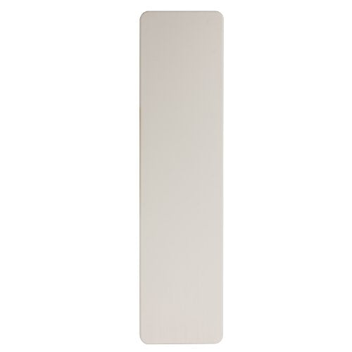 EMMA + OLIVER 6' Rectangular Plastic Folding Table, Long Plastic Foldable Table for Residential Indoor/Outdoor Events, White - color: Granite White