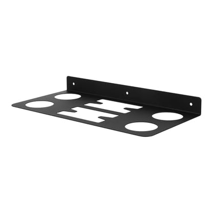 ULTECHNOVO Black Wall-mounted Sports Equipment Wall Rack with Solid Iron Structure, Wide Compatibility and Easy Installation, for Game Room or Training Center Storage
