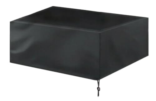Billiard Table Cover Waterproof with Drawstring Pool Dust Thickened Black(225x116x82cm) - color: 225x116x82cm