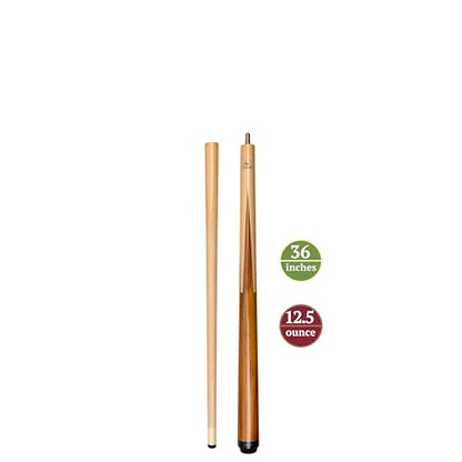 ASKA Short Pool Cue Stick, Wrapless Sneaky Pete Maple Billiard Cue, 13mm Tip, 5/16x18 Joint, Multiple Sizes for Tight Spaces & Difficult Shots - size: 36"