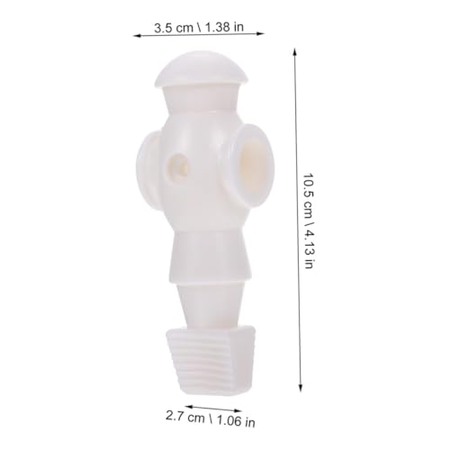PRETYZOOM 5Pcs Table Football Players Replacement Figurines Resin Foosball Men Accessories for Tabletop Game Football Machine Parts