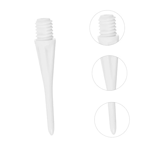 WOONEKY Soft Head Accessories for Points Creative Needles Portable Soft Needles Flight - color: White