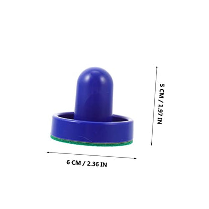 2 Sets Air Hockey Pushers Pucks Mini Air Hockey Table Kit Replacement Parts Plastic Hockey Game Accessories