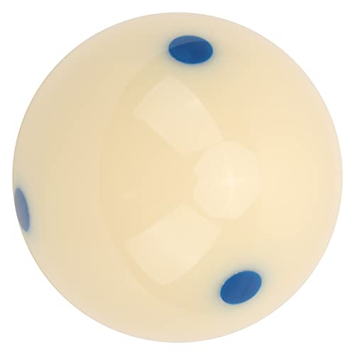 Billiard Training Ball WearResistant 57.2mm DotSpot Cue Ball for Practice for Players, Resin Material Improved Skills - color: Blue Dot