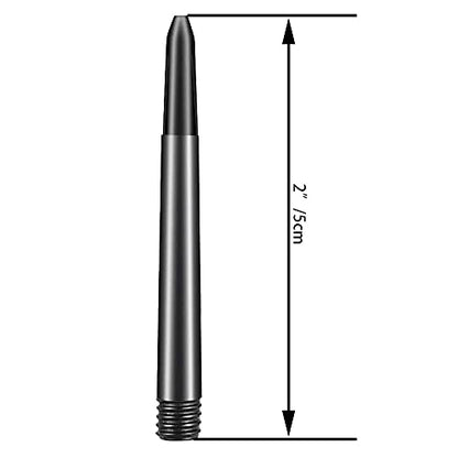 DTTRA 50PCS Plastic Dart Shafts Darts Accessories Stems Plastic Pole Rod with Standard 2BA Screw Thread