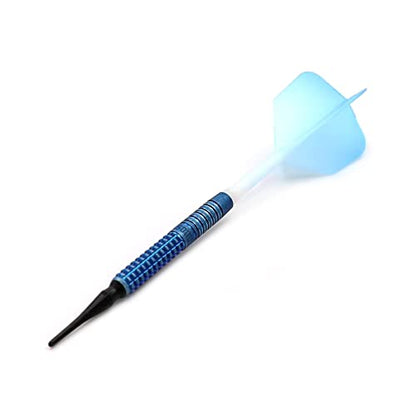 CUESOUL Cocktail/COLA Beer/Draft Beer with Oil Paint Finished-19g/20g/21g Soft Tip 90% Tungsten Dart Set - color: Blue Cocktail-20g