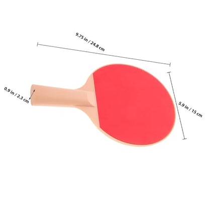 POPETPOP Outdoor Table Tennis Bat Kit with Comfortable Grip Rackets and Elastic Pong Balls for Outdoor Games and Competitive Play
