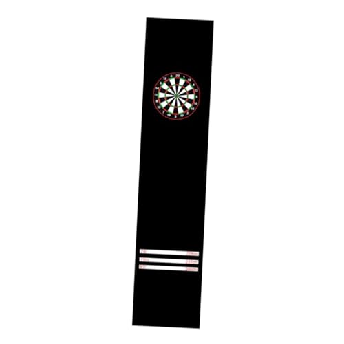 Dart Carpet Dart Mat, Heavy Duty with Throwing Distance Line Flooring Protector Kids Adults(Black)