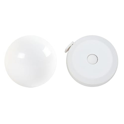 ApudArmis White Bocce Pallino Balls Replacement - Including Measuring Rope - size: 40mm