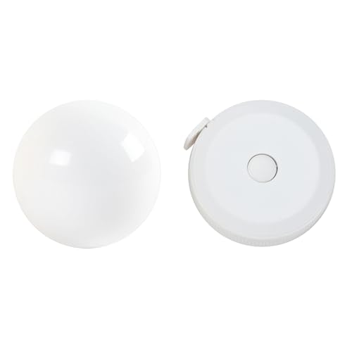 ApudArmis White Bocce Pallino Balls Replacement - Including Measuring Rope - size: 51mm