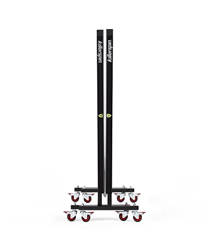 Killerspin MyT 415X Blackstorm Ping Pong Table, Weather Resistant Outdoor Ping Pong Table with Storage Pockets and Serious Style, Black