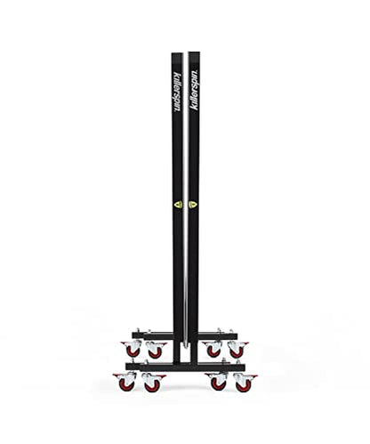 Killerspin MyT 415X Blackstorm Ping Pong Table, Weather Resistant Outdoor Ping Pong Table with Storage Pockets and Serious Style, Black