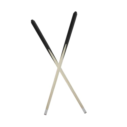 Abaodam 2Pcs Short Wooden Pool Cue for Lightweight Billiard Training Stick for Tight Spaces Cue for Young Players Durable Design for Portable Use