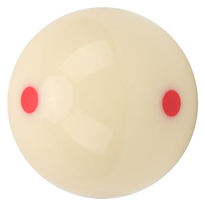 57.2mm DotSpot Cue Ball HighQuality Resin Billiard Training Ball for Practice Sessions Gym 1 Piece - color: Red Dot