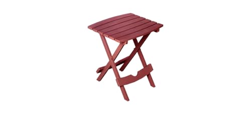 Adams Manufacturing 8510-95-3700 Quick-Fold Side Table, Merlot - color: Merlot, size: 1