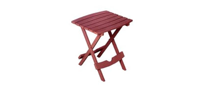 Adams Manufacturing 8510-95-3700 Quick-Fold Side Table, Merlot - color: Merlot, size: 1