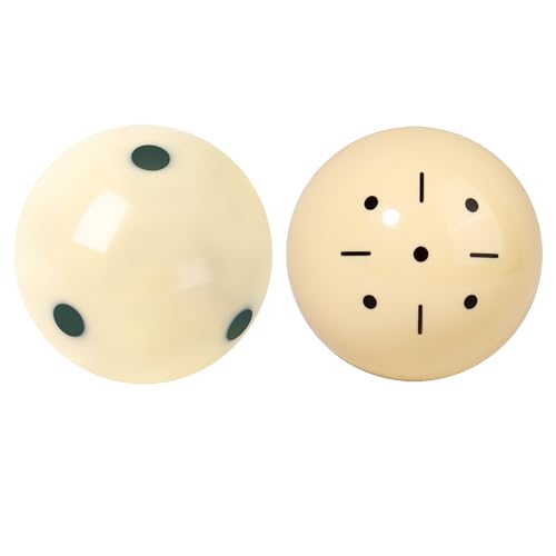 GSE Games & Sports Expert Billiard Practice Training Cue Ball, AAA-Grade PRO Cup Standard Pool Billiard Cue Ball (6 oz 2-1/4" Several Colors Available) - color: Black & Green