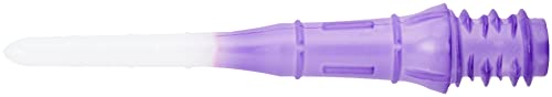 L-style Premium Lippoint - Soft Tip Dart Points – Regular Length – Purple 2-Tone – 30 Count