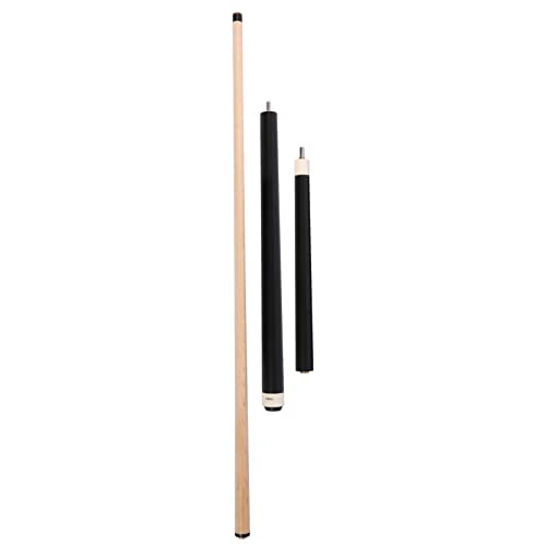 ASKA 25oz Heavy Hitter Matte Jump Break Cue – 3-Piece Jump/Break Pool Cue, 14mm Phenolic Tip & Ferrule, Hard Rock Canadian Maple Shaft, 2 Quick Release Joints, Wrapless Matte Handle, 58" Cue - color: Matte Black