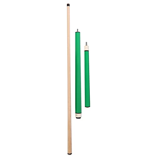 ASKA 25oz Heavy Hitter Matte Jump Break Cue – 3-Piece Jump/Break Pool Cue, 14mm Phenolic Tip & Ferrule, Hard Rock Canadian Maple Shaft, 2 Quick Release Joints, Wrapless Matte Handle, 58" Cue - color: Matte Green