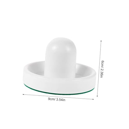 BESTonZON 1set Hockey Game Parts Strikers and Pucks Kit for Tabletop Ice Hockey Includes White Cloths and Pucks for Family Entertainment and Parties