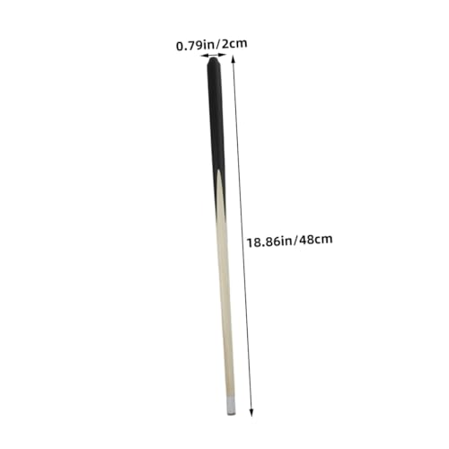 3Pcs Billiard Cue Sticks Wooden Short Pool Cues for Mini Pool Tables for Portable Design for Home School