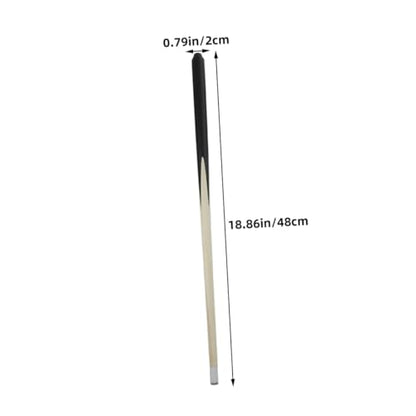 3Pcs Billiard Cue Sticks Wooden Short Pool Cues for Mini Pool Tables for Portable Design for Home School