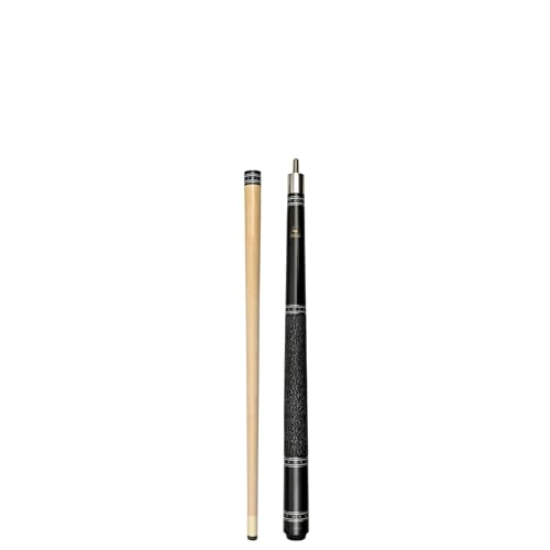 ASKA Pool Cue Stick – Irish Linen Wrap, Decorative Ring Design, Hard Rock Maple Shaft, 13 mm Hard Leather Tip, 5/16x18 Joint, Billiard Cue - size: 36-"