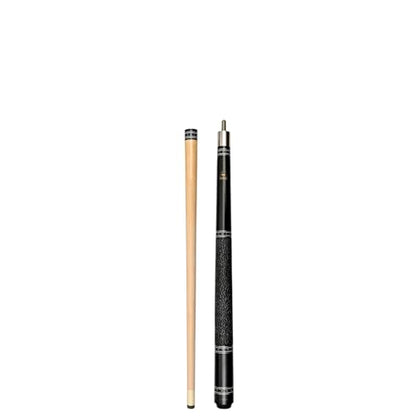 ASKA Pool Cue Stick – Irish Linen Wrap, Decorative Ring Design, Hard Rock Maple Shaft, 13 mm Hard Leather Tip, 5/16x18 Joint, Billiard Cue - size: 36-"