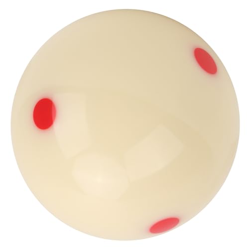 57.2mm Dot Spot Billiard Training BallBall Cue Ball Pool Standard Ball, Resin, Professional Roundness and Impact Resistance, Ideal Billiard Training for Practice Cue Sticks - color: Red Dot