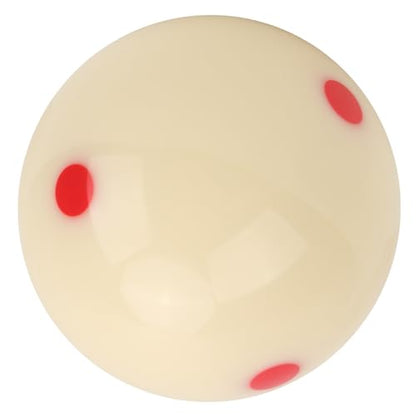 57.2mm Dot Spot Billiard Training BallBall Cue Ball Pool Standard Ball, Resin, Professional Roundness and Impact Resistance, Ideal Billiard Training for Practice Cue Sticks - color: Red Dot
